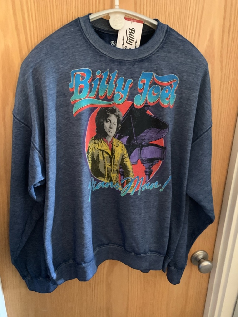 Billy Joel “Piano Man” Women’s NWT Oversized XL Sweatshirt